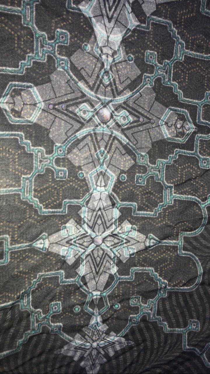 Scarf / Pareo Bamboo - THUNDERSPINE Yacxilan Artwear